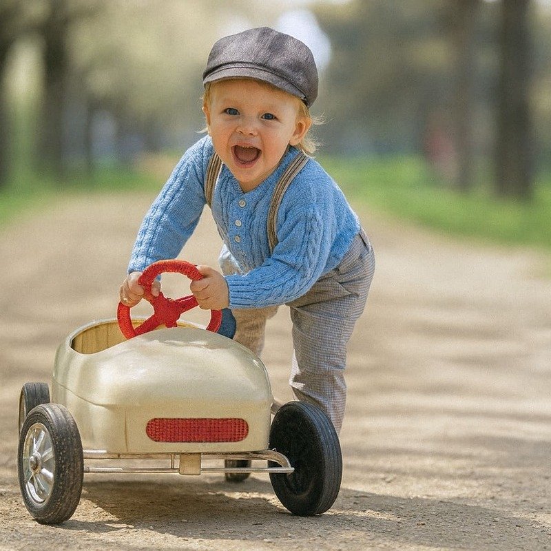 nino jugando cochecito nino jugando cochecito